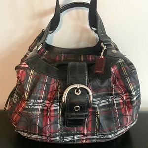 Coach Tartan Plaid Bag